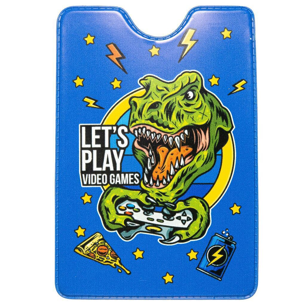 Обложка для пропуска/проездного "T-rex player" ПВХ