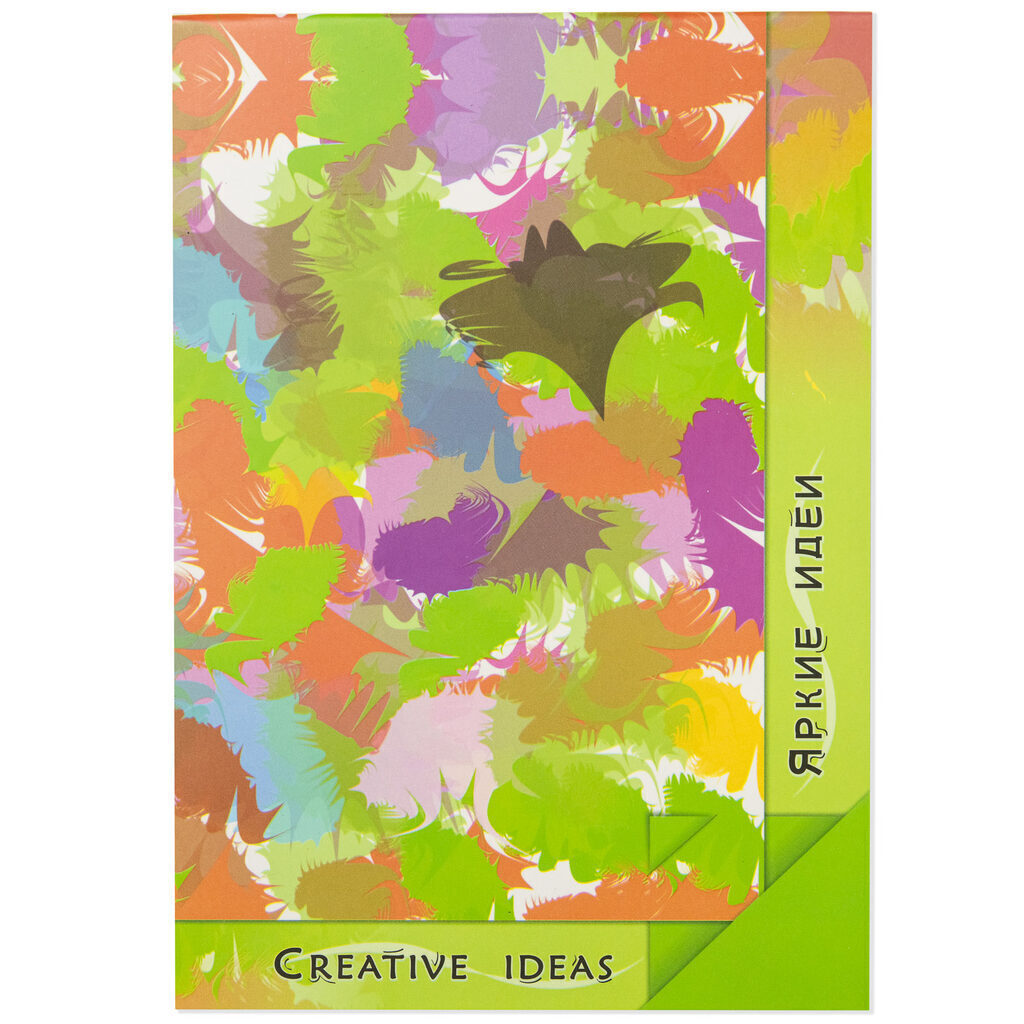Блокнот (140х198 мм) 20л. Creative Ideas "Parrot" зеленая бумага