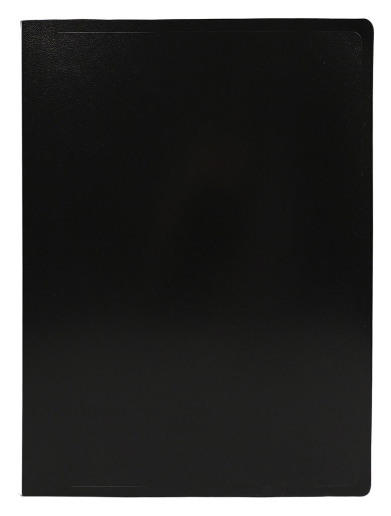 Папка с 1 зажимом А4 0,5мм черная