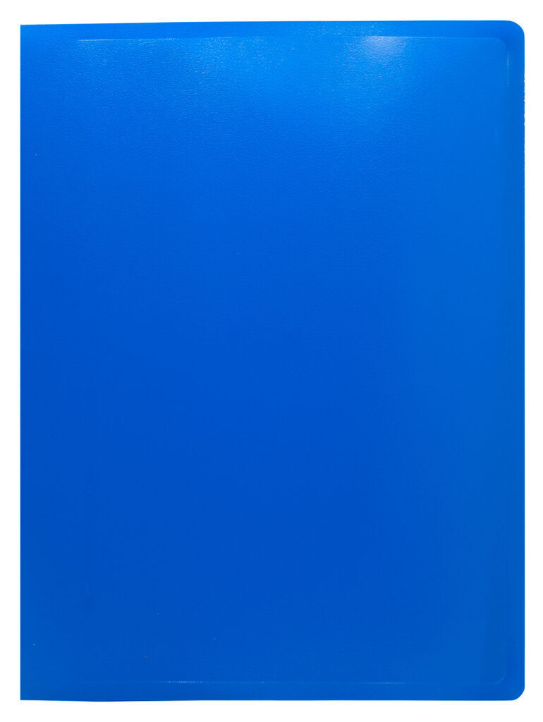 Папка с 1 зажимом А4 0,5мм синяя
