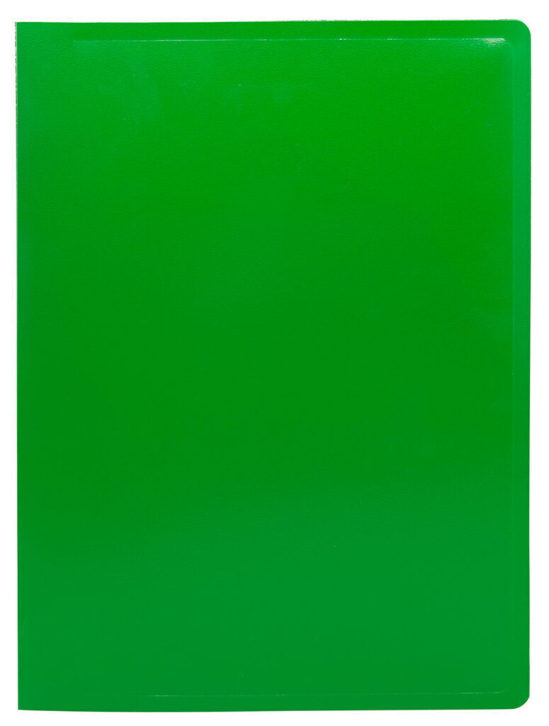 Папка файл А4  40лист 0,50мм, зеленая
