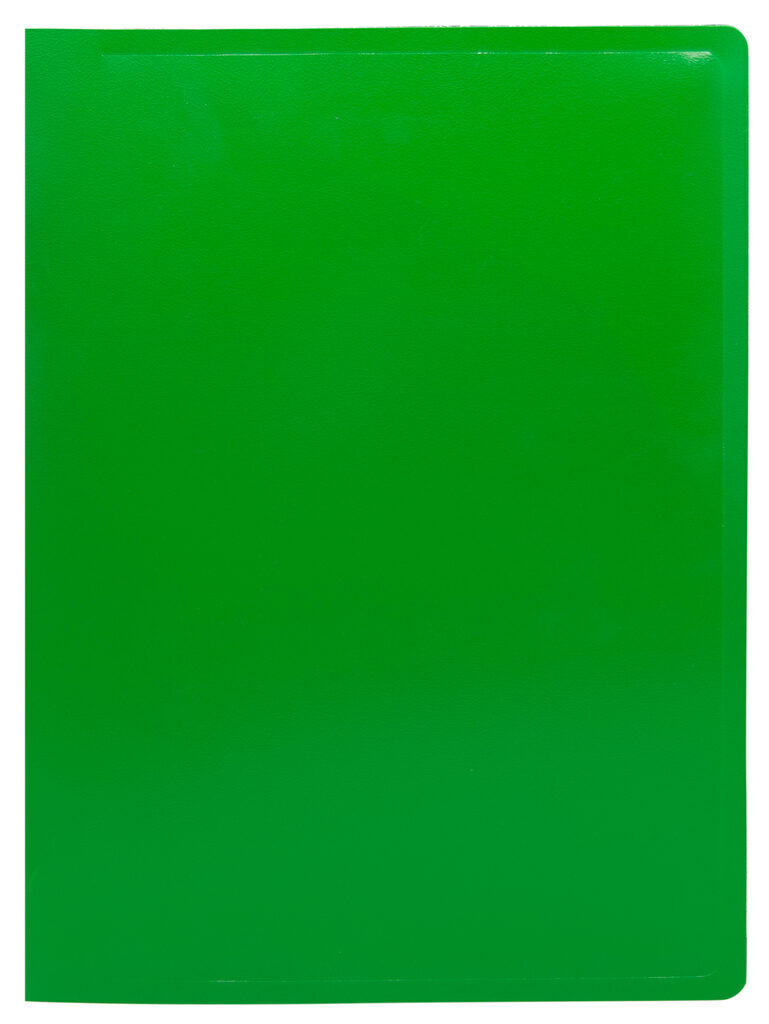 Папка с 1 зажимом А4 0,5мм зеленая