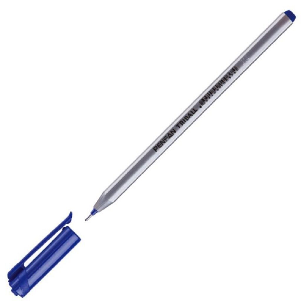 Ручка шар. PENSAN "TRIBALL" , 1мм, синяя, трехгранный корпус