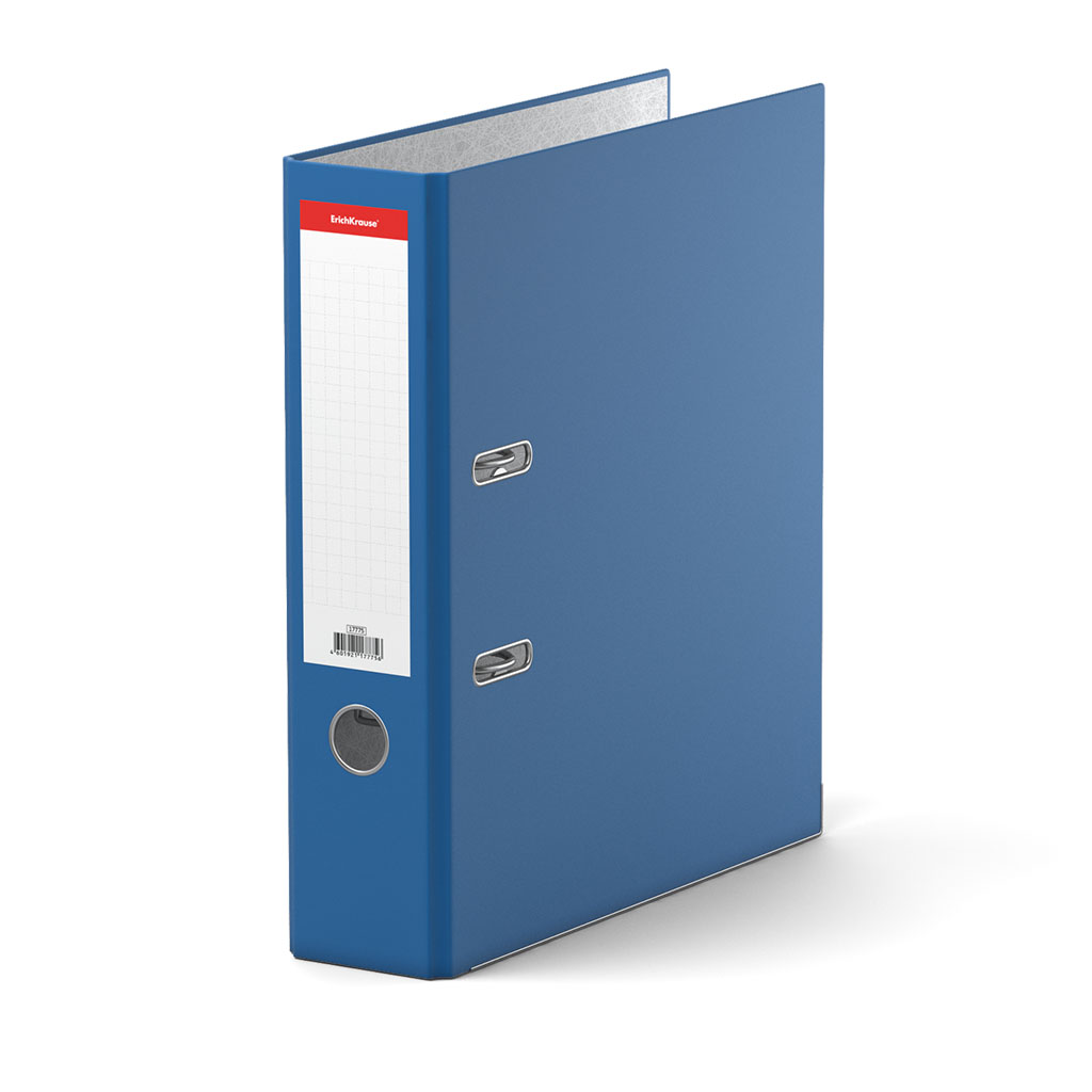 Папка–регистратор с арочным механизмом ErichKrause, Colors, А4, 70 мм, голубой