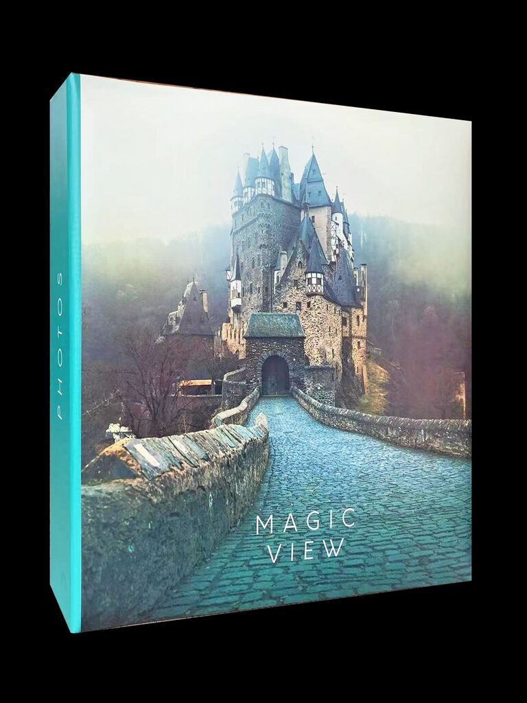 Фотоальбом 100 фото 10*15см Magic view. Замок, пластик.стр.