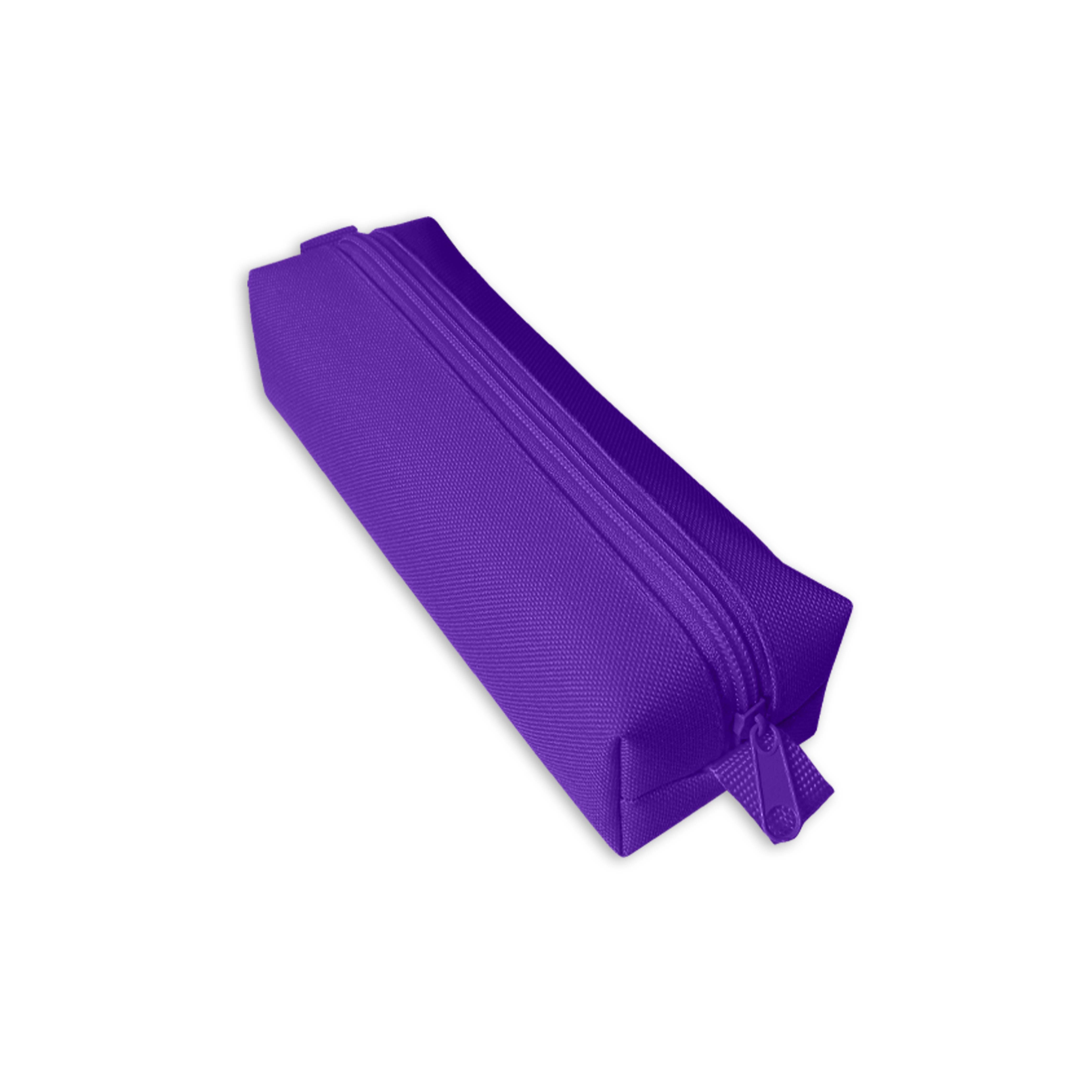 Пенал-косметичка (195*60*50) молния, ткань "Фиолетовый"