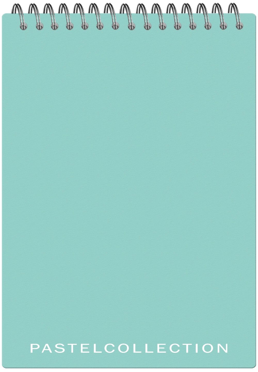 Блокнот А5 пласт.обл.  60л "Pastel Collection Mint/Blue" гребень, кл.
