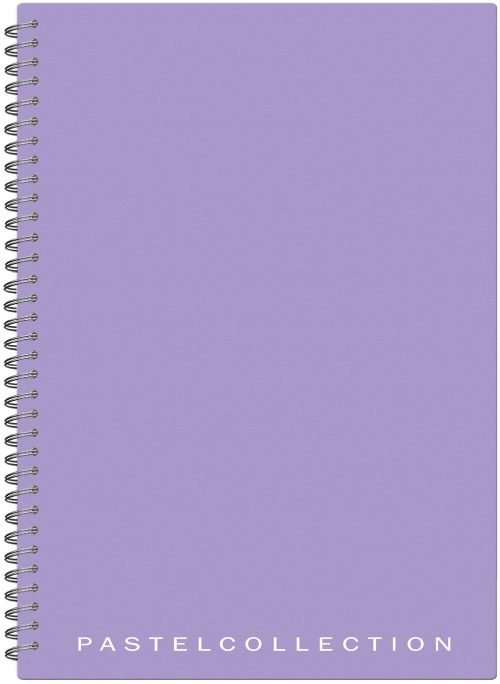 Тетрадь А4  96л кл. гребень Полином пласт.обл. "Pastel Collection Purple/Pink"