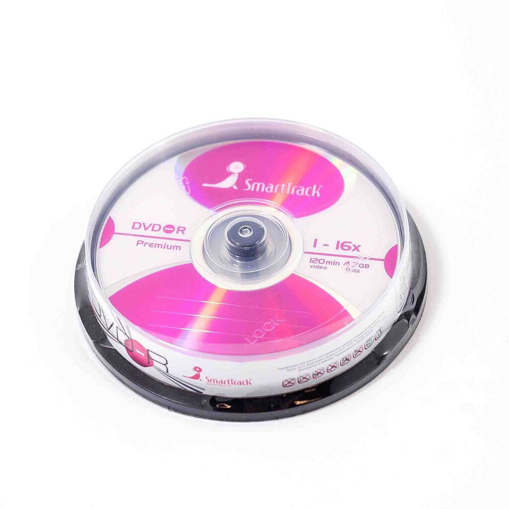 Диск DVD-R Smart Track 16х емкость 4,7Gb, 10шт. в банке